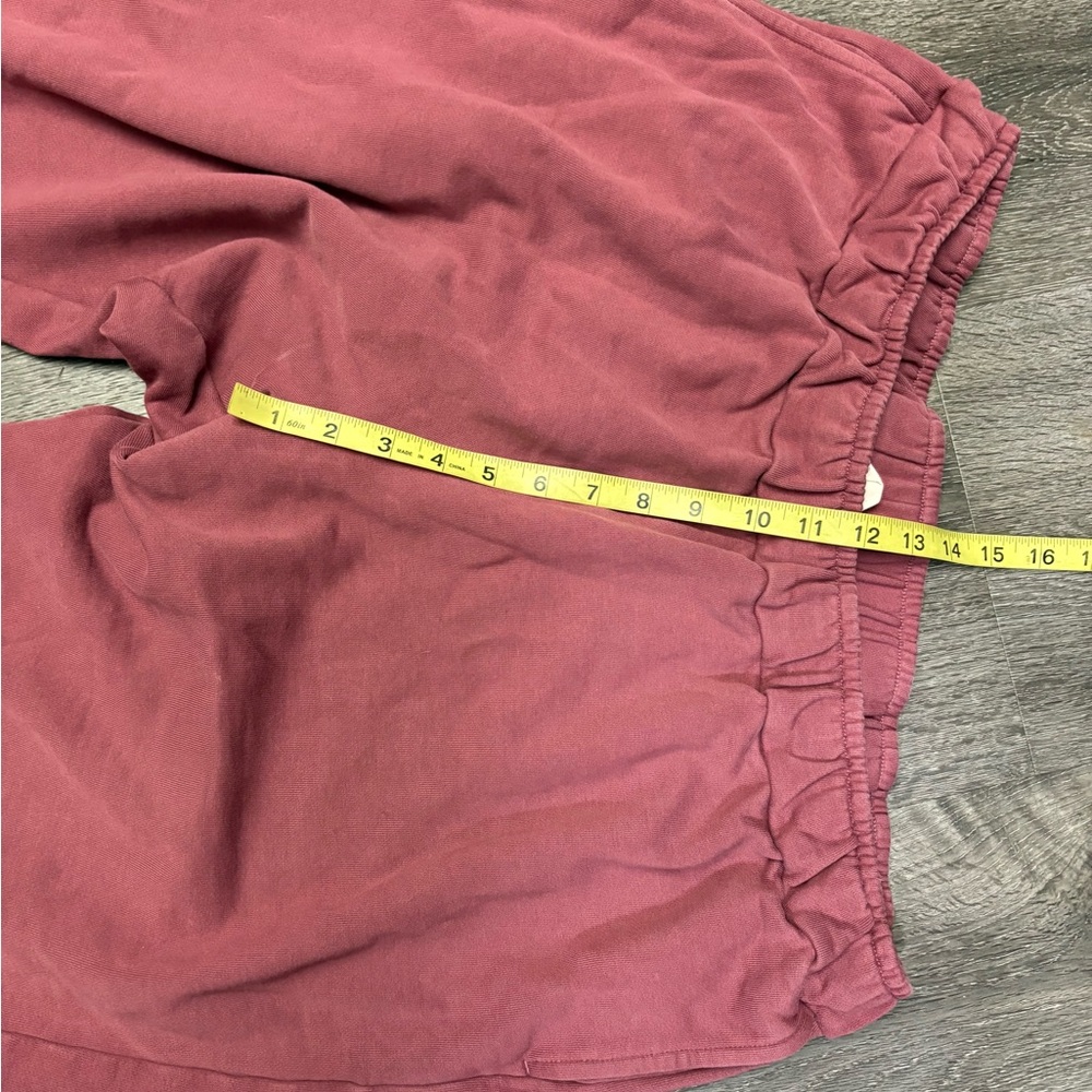 PACT 2XL Joggers 100% Organic Cotton Pink Mauve Downtown Sweatpants 27” Inseam - Picture 9 of 10